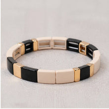 Load image into Gallery viewer, Ebony + Ivory - Bracelet
