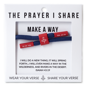 MAKE A WAY Christian Cord Braceletg