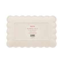 Load image into Gallery viewer, Plaid Bamboo Tray
