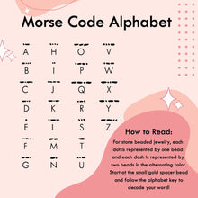 Load image into Gallery viewer, Morse Code Bracelet | LOVE

