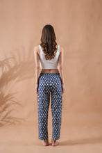Load image into Gallery viewer, Cotton Pajama Pants Women - Midnight Swim
