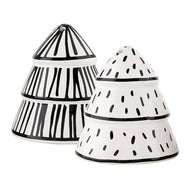 Ceramic Salt + Pepper Tree Shakers