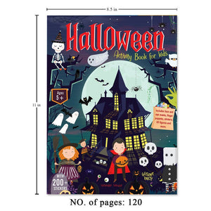 Halloween Activity Book For Kids