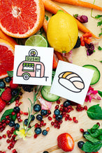 Load image into Gallery viewer, Quick Bites Mini Coloring Book - Food Truck &amp; Foodie Themed
