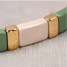 Load image into Gallery viewer, Sage + Mocha Bracelet
