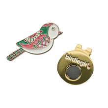 Load image into Gallery viewer, Birdie Women's Golf Ball Marker with Hat Clip
