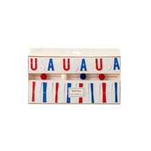 Load image into Gallery viewer, Stars and Stripes Ticker Tape Mini Banner Set
