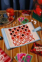 Load image into Gallery viewer, Roll Up 3-in-1 Game, Checkered Hearts
