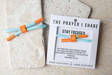 Load image into Gallery viewer, STAY FOCUSED Cord Bracelet | Christian Athletes
