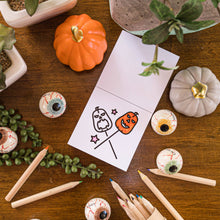 Load image into Gallery viewer, 50 Pages Halloween Spooky-theme Mini Coloring Book for Adult
