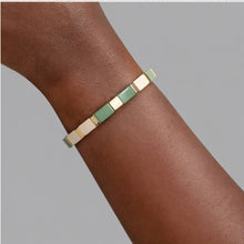 Load image into Gallery viewer, Sage + Mocha Bracelet
