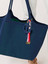 Load image into Gallery viewer, ANCHOR BAG CHARM/KEY RING,NAVY
