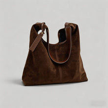 Load image into Gallery viewer, Vintage Suede Hobo Shoulder Bag
