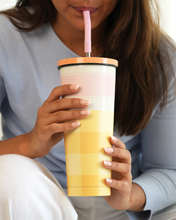 Load image into Gallery viewer, Mimosa Straw Tumbler
