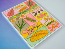 Load image into Gallery viewer, Leaf Time  - Risograph Art Print
