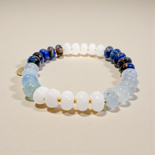 Load image into Gallery viewer, Pacific Rondelle Gemstone Beaded Bracelet
