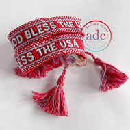 America250🇺🇸 GOD BLESS THE USA Bracelet