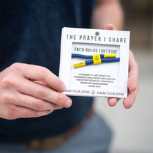 Load image into Gallery viewer, FAITH BUILDS FORTITUDE Cord Bracelet | Christian Athletes
