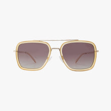 Load image into Gallery viewer, LEX CHAMPAGNE Polarized Navigator Metal Sunglasses
