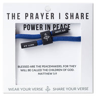 POWER IN PEACE Bracelet | Christian Cord Bracelet