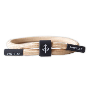 TRUST HIS TIMING Christian Cord Bracelet