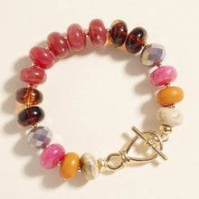 Load image into Gallery viewer, Ombre Chunky Multi Beads Stretch Bracelet
