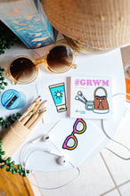 Load image into Gallery viewer, #GRWM Mini Coloring Book - get ready with me - Makeup Themed Mini Coloring Book
