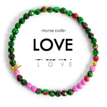 Load image into Gallery viewer, Morse Code Bracelet | LOVE
