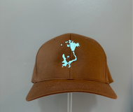Lakes of okoboji cap - brown