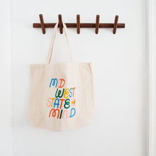 Load image into Gallery viewer, Midwest State of Mind Canvas Tote
