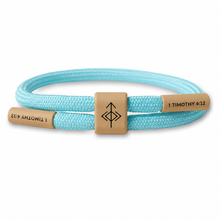 Load image into Gallery viewer, BE THE EXAMPLE Christian Cord Bracelet, Bible Verse Gifts

