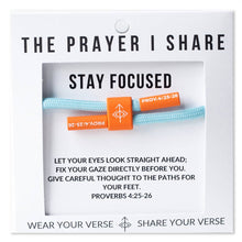 Load image into Gallery viewer, STAY FOCUSED Cord Bracelet | Christian Athletes
