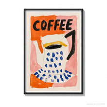 Load image into Gallery viewer, Coffee Poster Kitchen Wall Art
