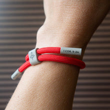 Load image into Gallery viewer, PURSUE GREATNESS Christian Cord Bracelet
