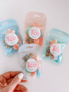 Mini Pastel Party Packs {candy zipper pouch}