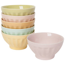 Load image into Gallery viewer, Flora Sundae Bar Pinch Bowls Set of 6
