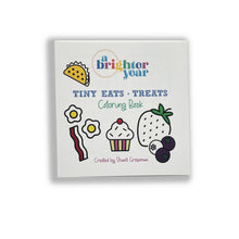 Load image into Gallery viewer, Tiny Eats Treats Easy Tear Glue Bind Coloring Book for Adult
