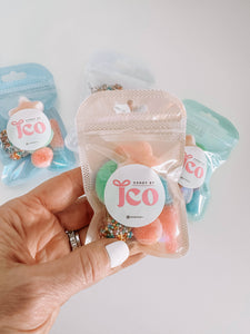 Mini Pastel Party Packs {candy zipper pouch}