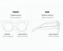 Load image into Gallery viewer, BAILEY LATTE TORTOISE Polarized Oversized Square Sunglasses
