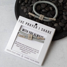 Load image into Gallery viewer, WITH YOU ALWAYS Cord Bracelet | Christian Jewelry |Scripture

