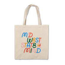 Load image into Gallery viewer, Midwest State of Mind Canvas Tote
