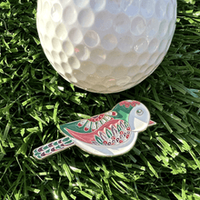 Load image into Gallery viewer, Birdie Women's Golf Ball Marker with Hat Clip
