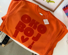 Load image into Gallery viewer, Tangerine Crew -OKOBOJI IA
