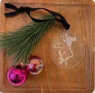 Lake Okoboji acrylic ornament