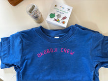 Load image into Gallery viewer, toddler okoboji crew tee - royal blue
