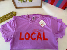 Load image into Gallery viewer, Summer LOCAL tee -  violet/poppy
