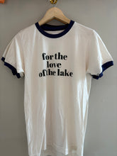 Load image into Gallery viewer, Blue ringer tee for the love of the lake
