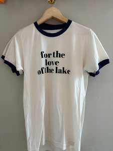 Blue ringer tee for the love of the lake