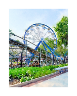 ferris wheel print