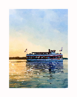 the queen II at golden hour print